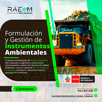 RAEOMINAM.COM RAEOMINAM RAEOM Registro Autoritativo de Empresas Operadoras MINAM, para transporte de Residuos Sólidos. Elaboración de guías técnicas:
                                                    En un plazo de sesenta (60) días calendarios, contados a partir de la confirmación de servicios se elabora las siguientes guías:
                                                    a) Formulación de los planes de gestión de residuos sólidos municipales;
                                                    b) Caracterización de residuos sólidos municipales; 
                                                    c) Formulación y evaluación de Instrumentos de Gestión Ambiental para infraestructuras de residuos sólidos;
                                                    d) Gestión operativa del servicio de limpieza pública; 
                                                    e) Criterios y contenido para los proyectos de inversión de recuperación de áreas degradadas por residuos sólidos;
                                                    f) Estructuras de costos asociados a la operación y mantenimiento del servicio de limpieza pública;
                                                    g) Diseño y construcción de infraestructuras de disposición final de residuos sólidos municipales.