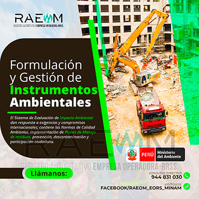 RAEOMINAM.COM RAEOMINAM RAEOM Registro Autoritativo de Empresas Operadoras MINAM, para transporte de Residuos Sólidos. Elaboración de guías técnicas:
                                                    En un plazo de sesenta (60) días calendarios, contados a partir de la confirmación de servicios se elabora las siguientes guías:
                                                    a) Formulación de los planes de gestión de residuos sólidos municipales;
                                                    b) Caracterización de residuos sólidos municipales; 
                                                    c) Formulación y evaluación de Instrumentos de Gestión Ambiental para infraestructuras de residuos sólidos;
                                                    d) Gestión operativa del servicio de limpieza pública; 
                                                    e) Criterios y contenido para los proyectos de inversión de recuperación de áreas degradadas por residuos sólidos;
                                                    f) Estructuras de costos asociados a la operación y mantenimiento del servicio de limpieza pública;
                                                    g) Diseño y construcción de infraestructuras de disposición final de residuos sólidos municipales.