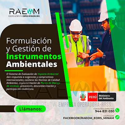 RAEOMINAM.COM RAEOMINAM RAEOM Registro Autoritativo de Empresas Operadoras MINAM, para transporte de Residuos Sólidos. Elaboración de guías técnicas:
                                                    En un plazo de sesenta (60) días calendarios, contados a partir de la confirmación de servicios se elabora las siguientes guías:
                                                    a) Formulación de los planes de gestión de residuos sólidos municipales;
                                                    b) Caracterización de residuos sólidos municipales; 
                                                    c) Formulación y evaluación de Instrumentos de Gestión Ambiental para infraestructuras de residuos sólidos;
                                                    d) Gestión operativa del servicio de limpieza pública; 
                                                    e) Criterios y contenido para los proyectos de inversión de recuperación de áreas degradadas por residuos sólidos;
                                                    f) Estructuras de costos asociados a la operación y mantenimiento del servicio de limpieza pública;
                                                    g) Diseño y construcción de infraestructuras de disposición final de residuos sólidos municipales.