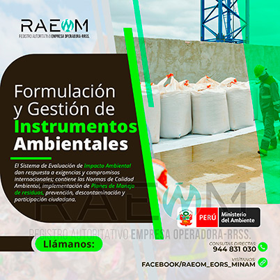 RAEOMINAM.COM RAEOMINAM RAEOM Registro Autoritativo de Empresas Operadoras MINAM, para transporte de Residuos Sólidos. Elaboración de guías técnicas:
                                                    En un plazo de sesenta (60) días calendarios, contados a partir de la confirmación de servicios se elabora las siguientes guías:
                                                    a) Formulación de los planes de gestión de residuos sólidos municipales;
                                                    b) Caracterización de residuos sólidos municipales; 
                                                    c) Formulación y evaluación de Instrumentos de Gestión Ambiental para infraestructuras de residuos sólidos;
                                                    d) Gestión operativa del servicio de limpieza pública; 
                                                    e) Criterios y contenido para los proyectos de inversión de recuperación de áreas degradadas por residuos sólidos;
                                                    f) Estructuras de costos asociados a la operación y mantenimiento del servicio de limpieza pública;
                                                    g) Diseño y construcción de infraestructuras de disposición final de residuos sólidos municipales.