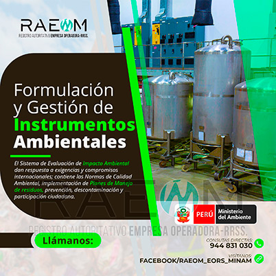 RAEOMINAM.COM RAEOMINAM RAEOM Registro Autoritativo de Empresas Operadoras MINAM, para transporte de Residuos Sólidos. Elaboración de guías técnicas:
                                                    En un plazo de sesenta (60) días calendarios, contados a partir de la confirmación de servicios se elabora las siguientes guías:
                                                    a) Formulación de los planes de gestión de residuos sólidos municipales;
                                                    b) Caracterización de residuos sólidos municipales; 
                                                    c) Formulación y evaluación de Instrumentos de Gestión Ambiental para infraestructuras de residuos sólidos;
                                                    d) Gestión operativa del servicio de limpieza pública; 
                                                    e) Criterios y contenido para los proyectos de inversión de recuperación de áreas degradadas por residuos sólidos;
                                                    f) Estructuras de costos asociados a la operación y mantenimiento del servicio de limpieza pública;
                                                    g) Diseño y construcción de infraestructuras de disposición final de residuos sólidos municipales.